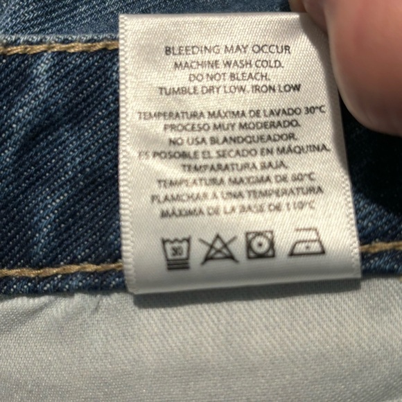 HIDDEN Sz 26 100% Cotton Denim Flare Leg Spot Distressing Jeans - Picture 10 of 11